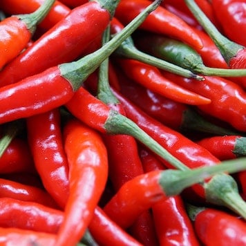 Guindillas y cayena aceleran el metabolismo
